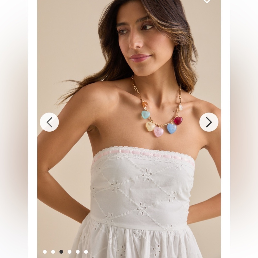 New with tags Altar’d state Kylie eyelet midi dress - Picture 3 of 5
